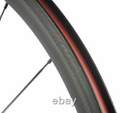 Clincher Carbon Wheels 38mm Road Bike Carbon Wheelset Bicycle Wheel 700C Set