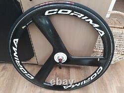 Corima Carbon 3 Spoke Front Road Wheel Tubular