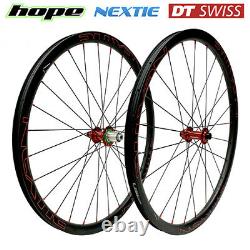 Custom Built Carbon Road Gravel Wheels Wheelset Hope RS4 Nextie DT 700C New