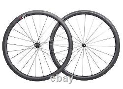 DT350s Sapim Carbon Wheels 38mm Road Bike Clincher Tubeless 700C UD Matt Rim 11s