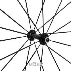 DT 50mm Carbon Clincher Wheel Novatec Front Rear Rim 700C UD Matt Road Bike 25mm