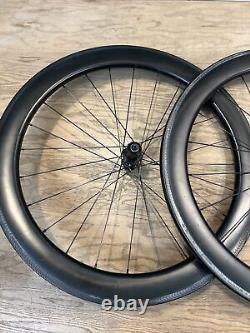 DT Swiss 340 Straight Pull Road Wheelset Carbon Aero 60mm Rims 700c Clincher