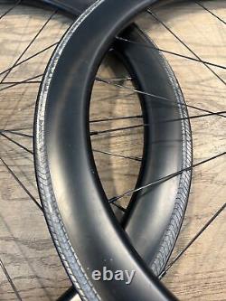 DT Swiss 340 Straight Pull Road Wheelset Carbon Aero 60mm Rims 700c Clincher