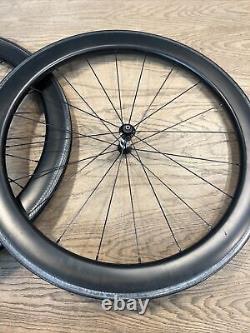 DT Swiss 340 Straight Pull Road Wheelset Carbon Aero 60mm Rims 700c Clincher