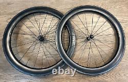 DT Swiss 340 Straight Pull Road Wheelset Carbon Aero 60mm Rims 700c Clincher