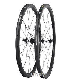 DT Swiss 350 Carbon Wheelset 38mm Road Bike Clincher Tubeless 700C UD Matt Rim