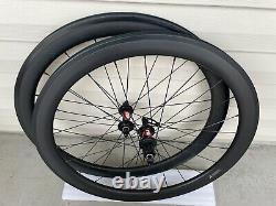 DT Swiss Carbon Clincher Road Bike Wheels (Novatec Rims). Rim Brake. 11S/Shimano