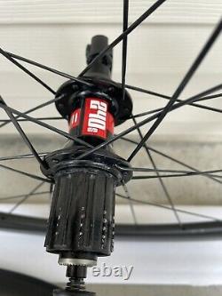 DT Swiss Carbon Clincher Road Bike Wheels (Novatec Rims). Rim Brake. 11S/Shimano
