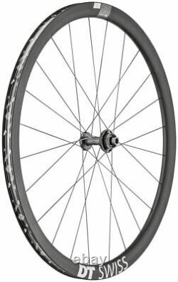 DT Swiss ERC 1400 DiCut 35 Front Wheel 700c 12/QR x 100mm 6-Bolt/Center-Lock