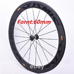 Depth 60 / 88mm Carbon Fiber Road Bike Wheelset 700C City Bicycle Wheels Tubular