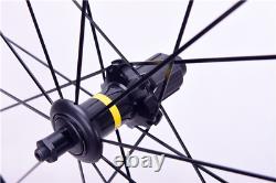 Depth 60 / 88mm Carbon Fiber Road Bike Wheelset 700C City Bicycle Wheels Tubular