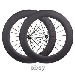 Depth 88mm Bicycle Wheelset Tubular Rim Brake Road Bike Carbon Wheels Tubular