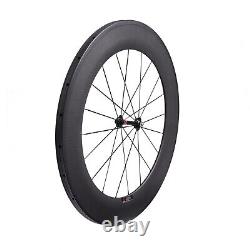 Depth 88mm Bicycle Wheelset Tubular Rim Brake Road Bike Carbon Wheels Tubular