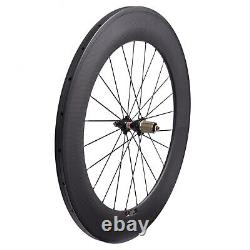 Depth 88mm Bicycle Wheelset Tubular Rim Brake Road Bike Carbon Wheels Tubular