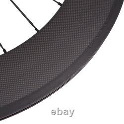 Depth 88mm Bicycle Wheelset Tubular Rim Brake Road Bike Carbon Wheels Tubular