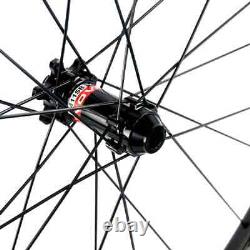 Disc Brake Carbon Bicycle Wheels Road Bike 30mm Depth Without Braking Surface