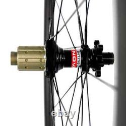 Disc Brake Carbon Bicycle Wheels Road Bike 30mm Depth Without Braking Surface