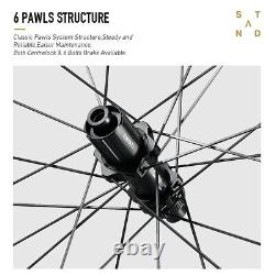 Disc Brake Carbon Wheels Ceramic Hub Tubless Clincher Road Wheelsets Spoke 2015