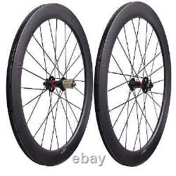 Disc Brake Carbon Wheels Depth 60mm Width 25mm Cyclocross Bike Wheelset Tubuless
