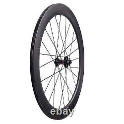 Disc Brake Carbon Wheels Depth 60mm Width 25mm Cyclocross Bike Wheelset Tubuless