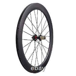 Disc Brake Carbon Wheels Depth 60mm Width 25mm Cyclocross Bike Wheelset Tubuless