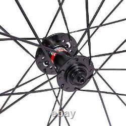 Disc Brake Carbon Wheels Depth 60mm Width 25mm Cyclocross Bike Wheelset Tubuless