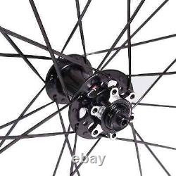 Disc Brake Carbon Wheels Depth 60mm Width 25mm Cyclocross Bike Wheelset Tubuless