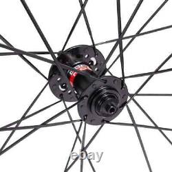 Disc Brake Carbon Wheels Depth 60mm Width 25mm Cyclocross Bike Wheelset Tubuless