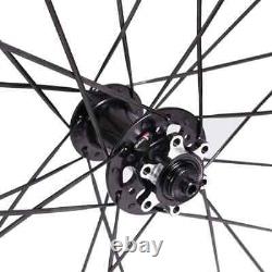 Disc Brake Carbon Wheels Depth 60mm Width 25mm Cyclocross Bike Wheelset Tubuless