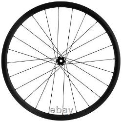 Disc Brake Carbon Wheels Road Bike 30mm Depth Clincher Bicycle Wheelset UD Matte