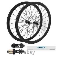 Disc Brake Center Lock Hub Carbon Fiber Wheels 700c Road Bike Wheelset 24H XDR