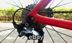 Disc Brake Complete Road Bike Carbon Bicycle frame wheel Shimano R8020group