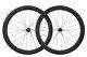 Disc Brake Road Bike Wheels Clincher Tubeless Carbon Wheelset 700c Matt Rim 55mm
