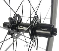 Disc Brake Wheels Carbon 38/50/60/88mm Tubeless 25mm Width Road Bike Disc Brake