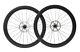 Disc Brake Carbon Wheels Rotors Clincher Tubeless Road Bicycle Rim 700c 55mm