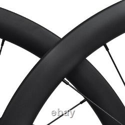 Disc brake Carbon Wheelset Clincher Road Bike Wheels 700C Floating Rotor 40mm