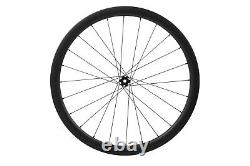 Disc brake Full Carbon Wheelset Clincher Road Bicycle Wheels 700C 40mm rim 11s
