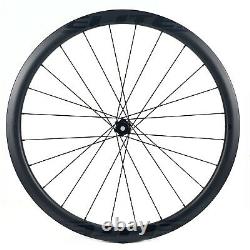 ELITEWHEELS ENT-Disc 700c Road Disc Bike Wheels Carbon Fiber 38mm Cyclocross
