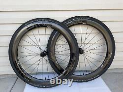 ENVE SES 4.5 AR DISC Wheelset Tubeless Clincher DT Swiss 240 Hubs. 11spd. + Tires