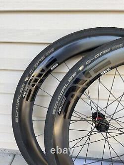 ENVE SES 4.5 AR DISC Wheelset Tubeless Clincher DT Swiss 240 Hubs. 11spd. + Tires