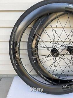 ENVE SES 4.5 AR DISC Wheelset Tubeless Clincher DT Swiss 240 Hubs. 11spd. + Tires