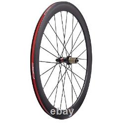 EU stock 700C carbon wheels road bike matte 50mm deep 25mm wide novatec hub