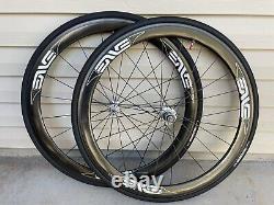 Enve Carbon Rim Brake 700c Road Bike Wheelset, 9-10 spd. White Industries Hubs