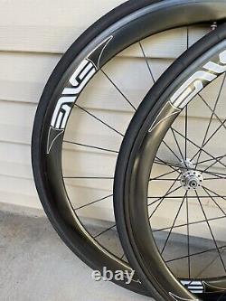 Enve Carbon Rim Brake 700c Road Bike Wheelset, 9-10 spd. White Industries Hubs