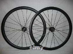 Extra wide 38mm deep disc brake carbon road/gravel/CX bike wheels