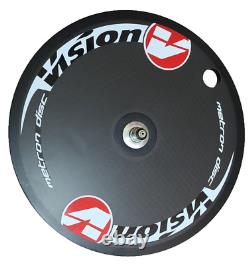 FSA Vision Metron Carbon Tubular Rear Road Track Disc Wheel 700C Rim Brake Nomex