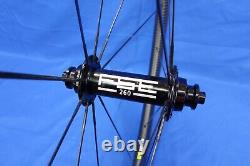 FSE Evo 55C Carbon Clincher, 700c Rim Brake Road Wheelset, 11/12 Speed, TLR