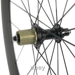 Factory Sales 700C Carbon Wheelset 60mm Carbon Bicycle Wheels Clincher Road Bike