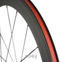 Factory Sales 700C Carbon Wheelset 60mm Carbon Bicycle Wheels Clincher Road Bike