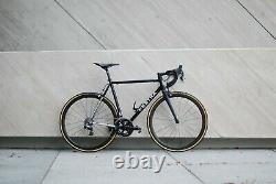 Festka XCr Stainless steel road bike 56 cm frame rim brake bicycle carbon wheels